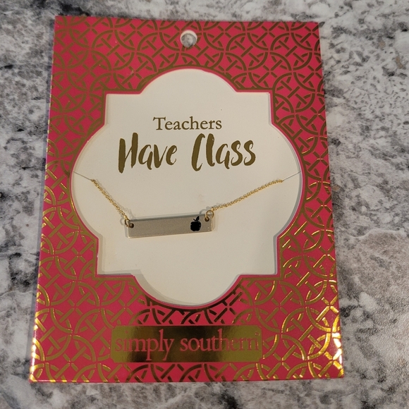 Simply Southern Jewelry - Simply southern teacher necklace